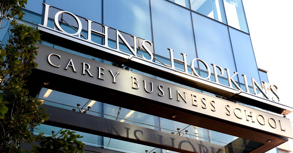 Johns Hopkins Carey Business School Extends Accreditation with AACSB