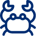 blue crab icon