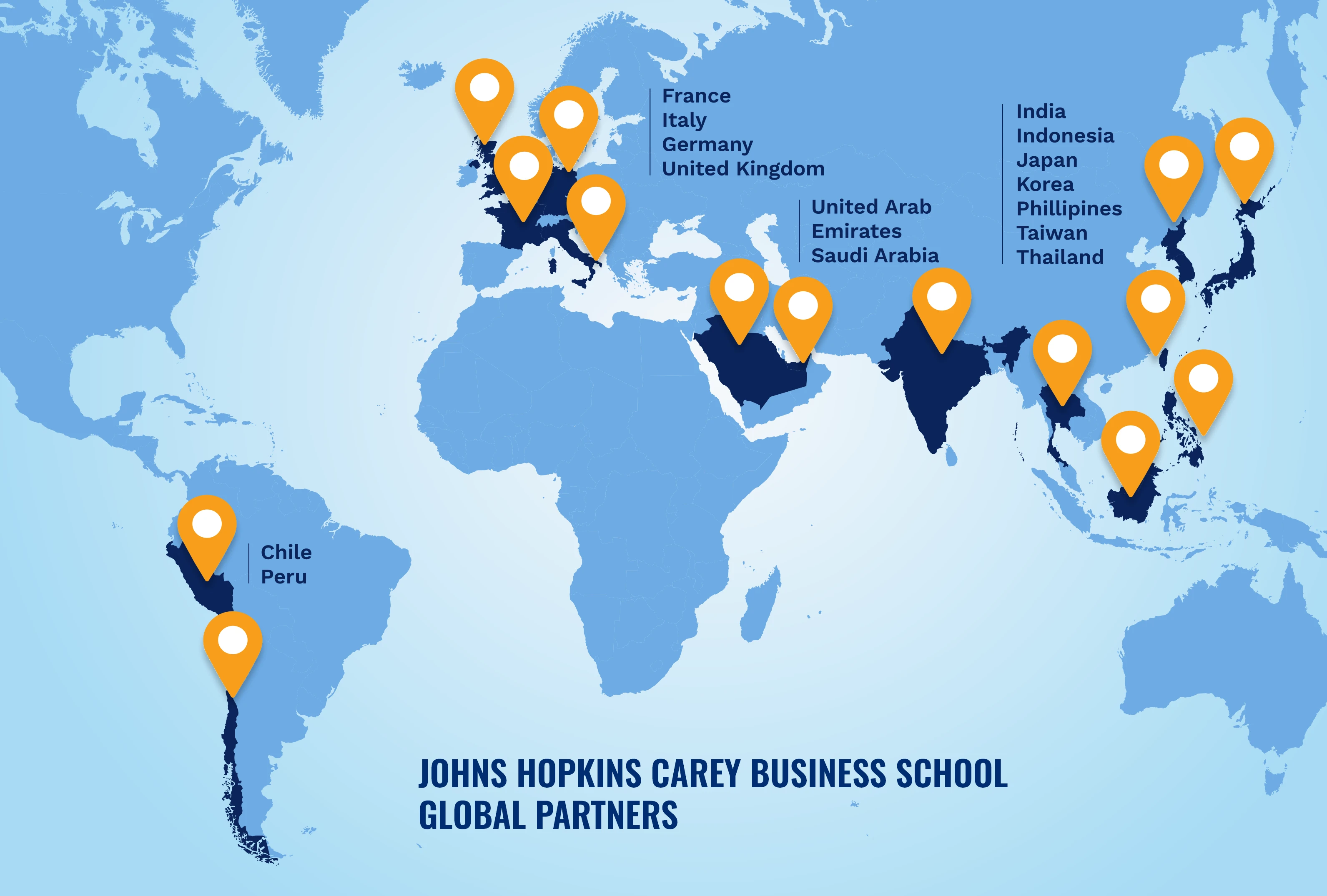 Carey Global Partners Map