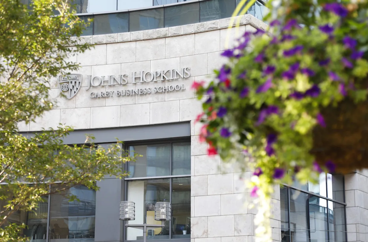 Carey Business School building