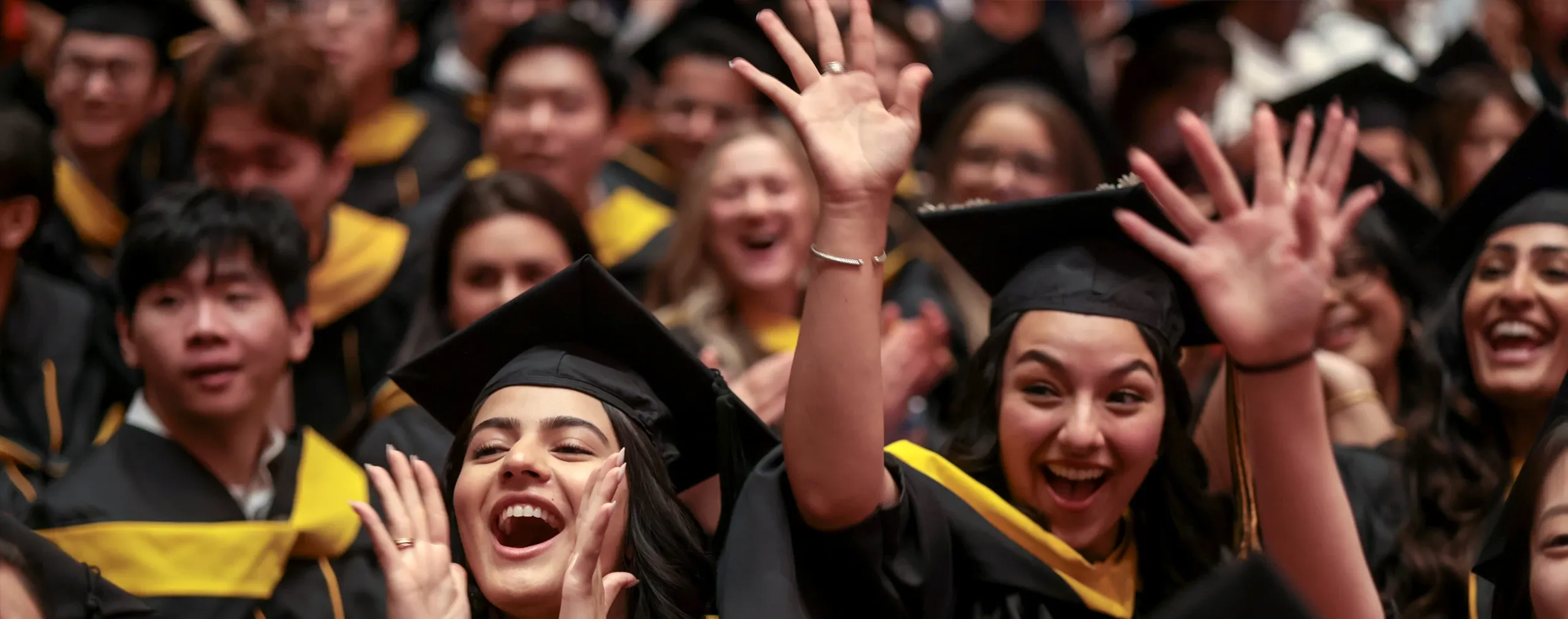 Graduates celebrating