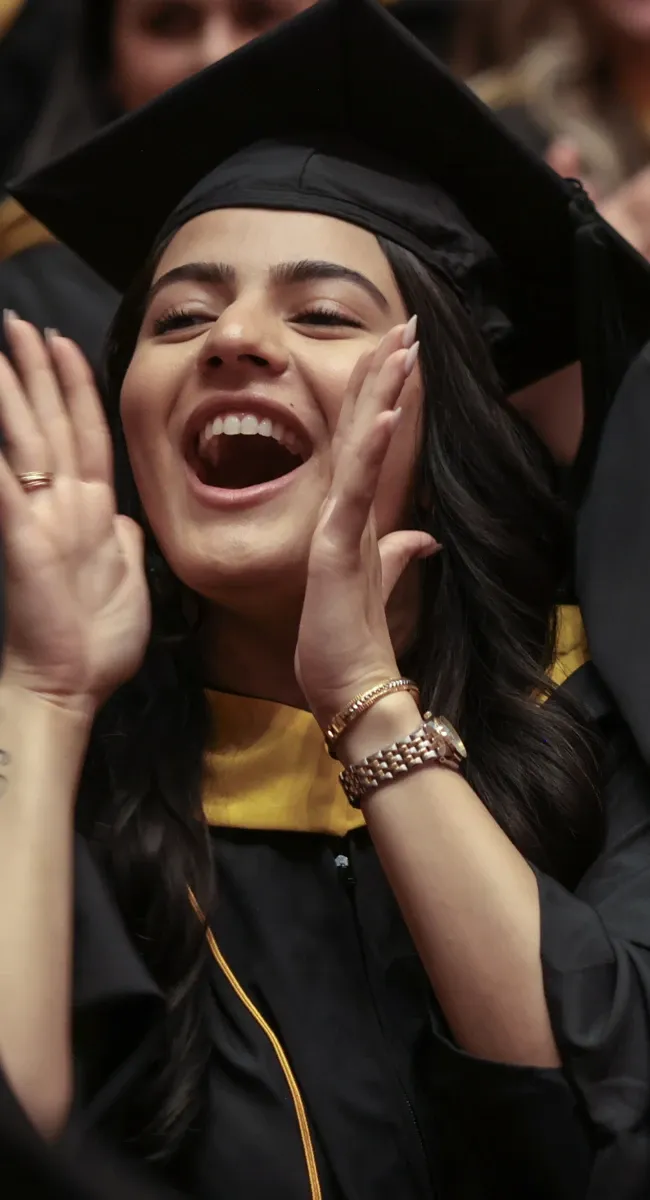 Graduate Celebrating