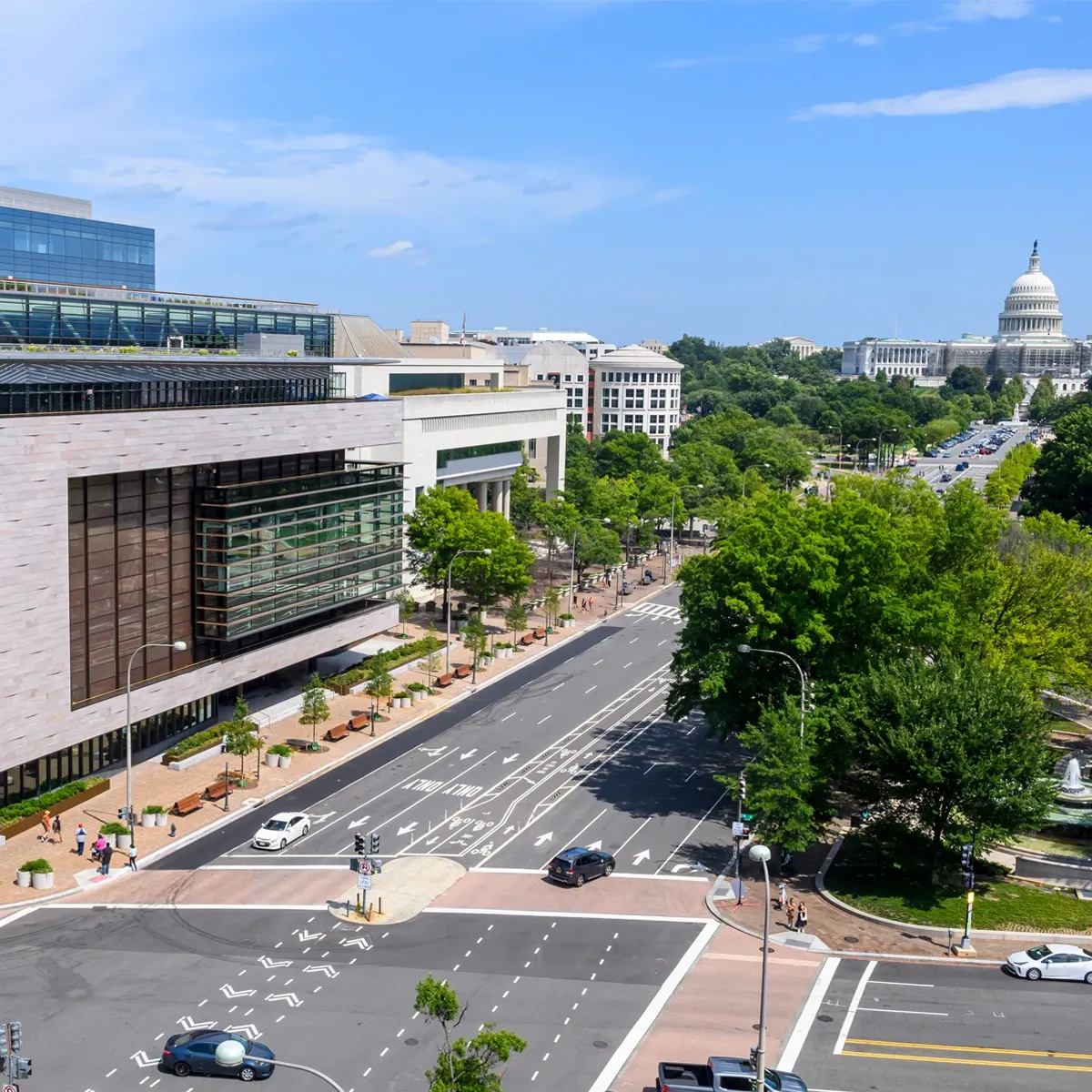 Johns Hopkins Bloomberg Center Washington, D.C. Aerial View