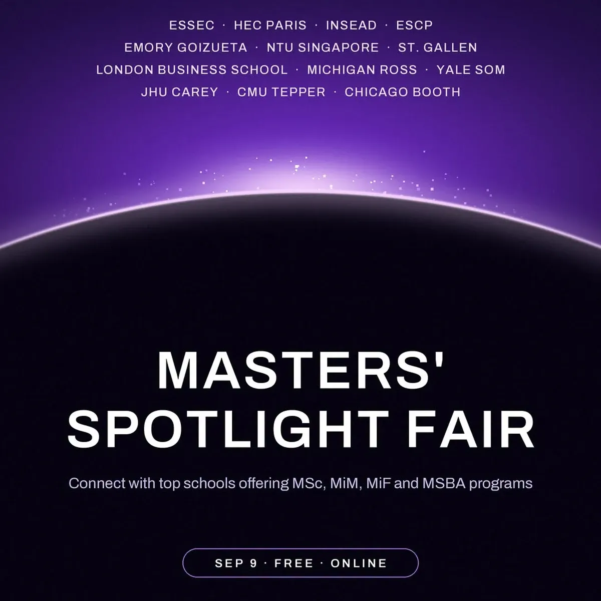 Masters' Spotlight Fair graphic