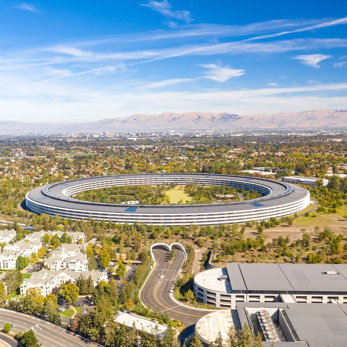 Silicon Valley aerial view