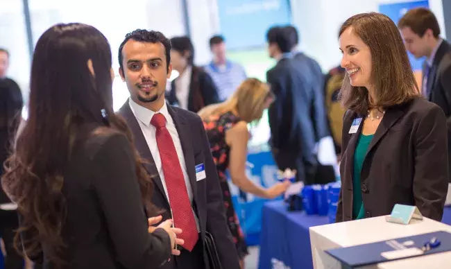 JHU Carey business school career fair