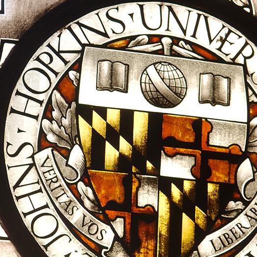 Johns Hopkins University crest and motto