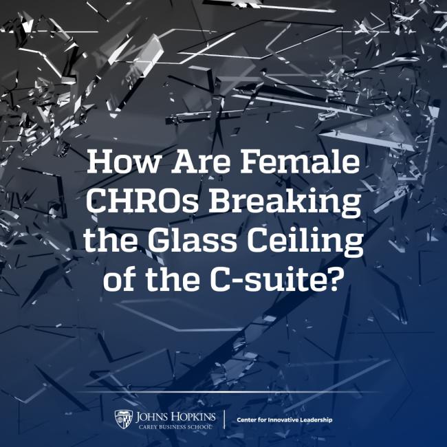 how are female chros breaking the glass ceiling 