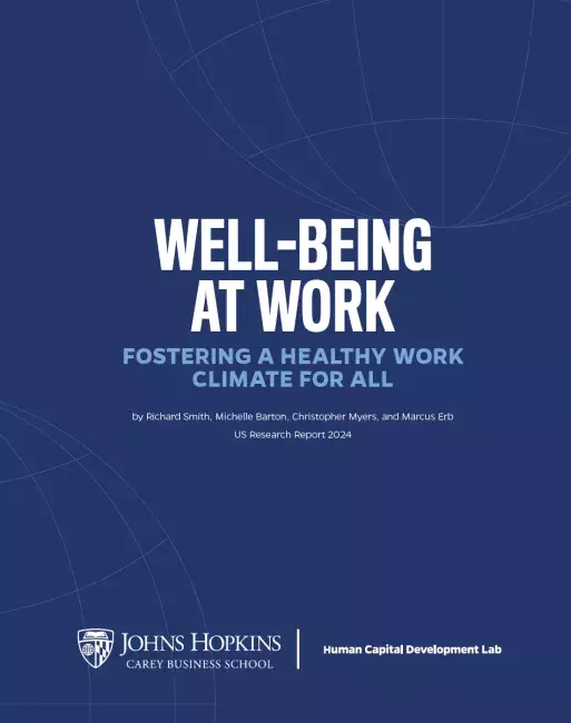 Well-Being at Work: Fostering a Healthy Work Climate for All