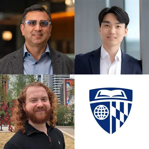 Harang Ju, Bhaven Sampat, and Cameron Martel Portraits