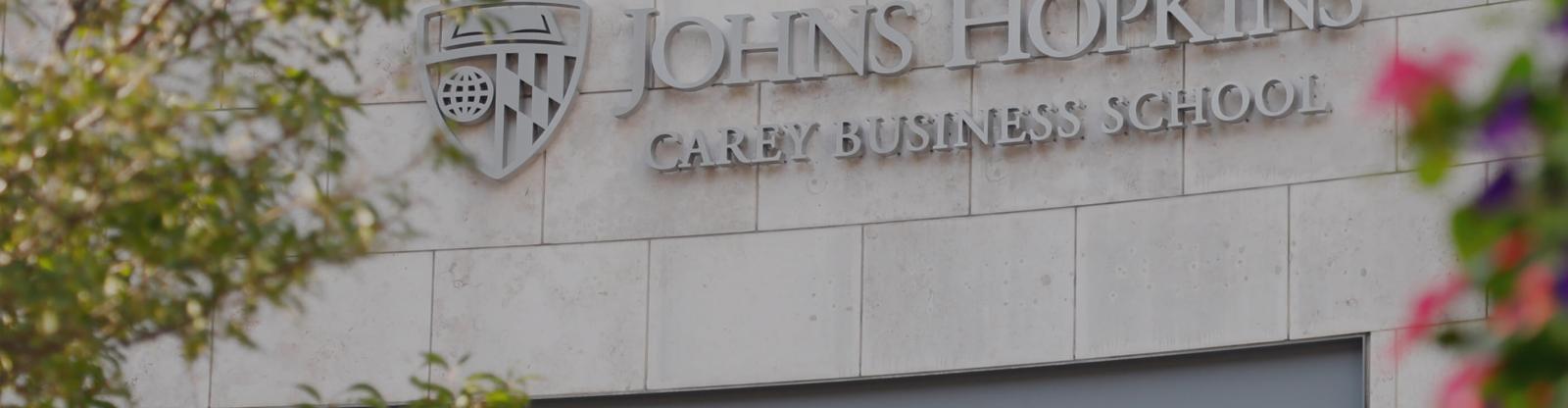 carey business school buidling exterior