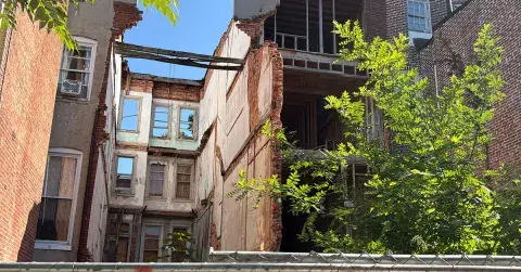 abandoned Baltimore building