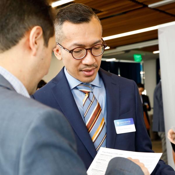 Carey business school recruiters reviewing resumes