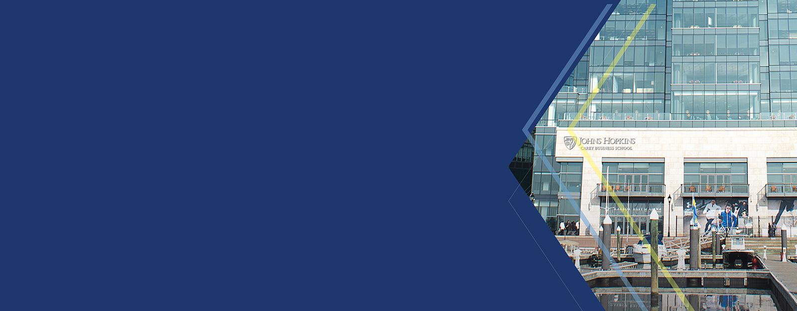 header hero with image of Johns Hopkins exterior